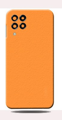 BugguSkin Orange Matte Samsung Galaxy M33 5G Back Skin Guard Mobile Skin(Ultra Super Orange Matte Skin With High Matte Finish.)