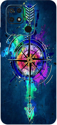 BUGGU REDMI 10C Mobile Skin(Color Compass Skin With High Matte Finish.)