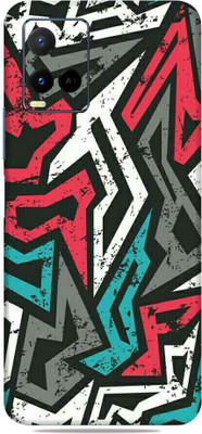 gizmo Vivo y21 Mobile Skin(Mad Angle Multicolor Skin With Ultra Matte Finish)
