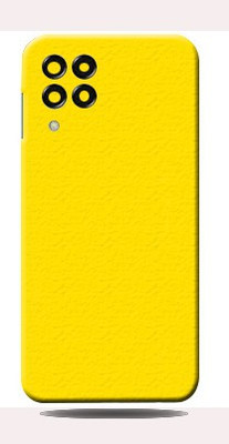 BugguSkin Yellow Matte Samsung Galaxy M33 5G Back Skin Guard Mobile Skin(Ultra Super Yellow Matte Skin With High Matte Finish.)