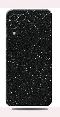 BUGGU Black Glitter For Sumsung M33 5G Skin Guard, SAMSUNG GALAXY M33 5G Mobile Skin(Black Glitter Skin With High Matte Finish.)