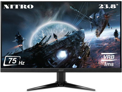 acer 23.8 inch Full HD LED Backlit VA Panel Gaming Monitor (QG241Y)(Response Time: 1 ms, 75 Hz Refresh Rate)