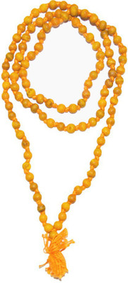 numeroastro Haldi (Turmeric) Mala Wood Chain