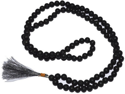 numeroastro Black Agate (Hakik) Mala Agate Stone Chain