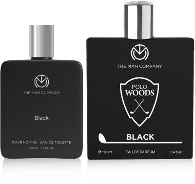THE MAN COMPANY Black EDT 50ml with Polo Black 100ml EDP Perfume  -  150 ml