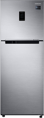 SAMSUNG 314 L Frost Free Double Door 2 Star Convertible Refrigerator(ELEGANT INOX, RT34B4542S8/HL)