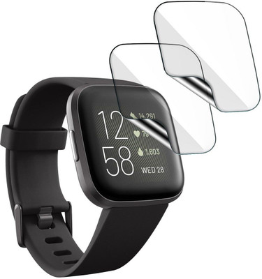 FCS Edge To Edge Screen Guard for Fitbit Versa 2 Watch Screen Protector(Pack of 2)