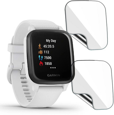 Enlinea Edge To Edge Screen Guard for Garmin Venu Sq Music Editio Watch Screen Protector(Pack of 2)
