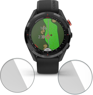 FCS Impossible Screen Guard for Garmin Approach S62 9H Anti Shock Watch Screen Protector(Pack of 2)