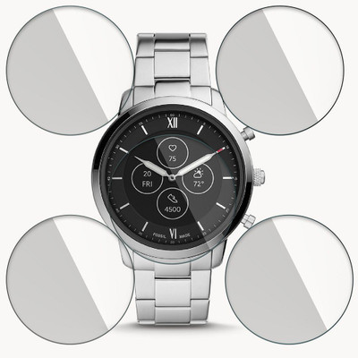 FCS Impossible Screen Guard for Fossil Hybrid Smartwatch Hr 9H Anti Shock Watch Screen Protector(Pack of 5)