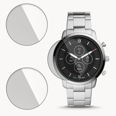 Enlinea Impossible Screen Guard for Fossil Hybrid Smartwatch Hr 9H Anti Shock Watch Screen Protector(Pack of 3)
