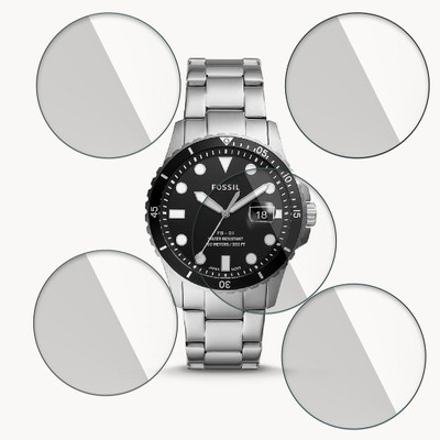 FCS Impossible Screen Guard for Fossil Fb-01 Three-Hand 9H Anti Shock Watch Screen Protector(Pack of 5)