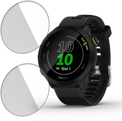 FCS Impossible Screen Guard for Garmin Forerunner 55 9H Anti Shock Watch Screen Protector(Pack of 2)