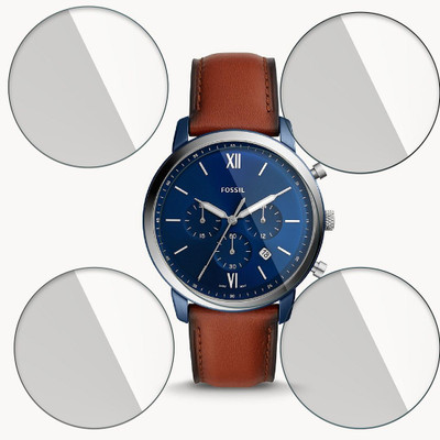 FCS Impossible Screen Guard for Fossil Neutra Chronograph 9H Anti Shock Watch Screen Protector(Pack of 5)