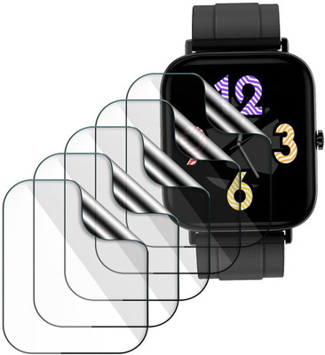 FCS Edge To Edge Screen Guard for Zebronics Zeb-Fit180Ch Watch Screen Protector(Pack of 5)
