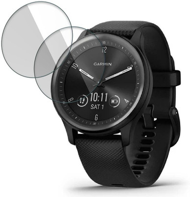 Enlinea Impossible Screen Guard for Garmin V Vomove Sport 9H Anti Shock Watch Screen Protector(Pack of 2)