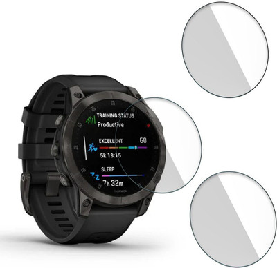 FCS Impossible Screen Guard for Garmin Epix (Gen 2) 9H Anti Shock Watch Screen Protector(Pack of 3)