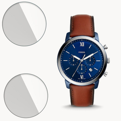 FCS Impossible Screen Guard for Fossil Neutra Chronograph 9H Anti Shock Watch Screen Protector(Pack of 2)
