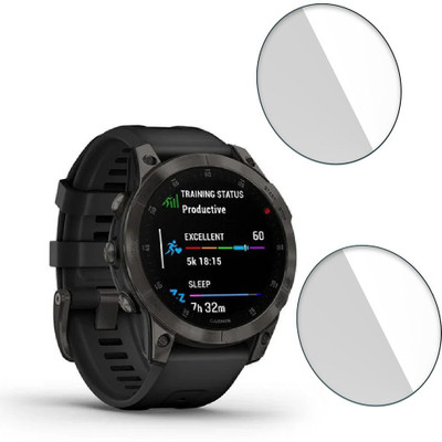 FCS Impossible Screen Guard for Garmin Epix (Gen 2) 9H Anti Shock Watch Screen Protector(Pack of 2)