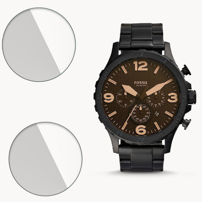 FCS Impossible Screen Guard for Fossil Nate 9H Anti Shock Watch Screen Protector(Pack of 2)