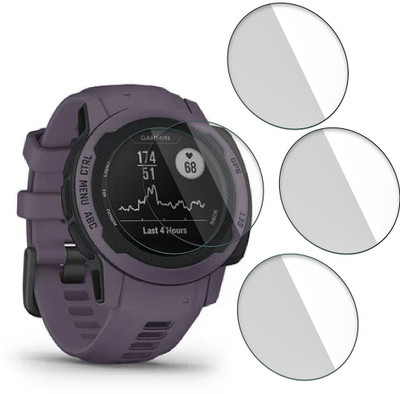 FCS Impossible Screen Guard for Garmin Instinct 2S 9H Anti Shock Watch Screen Protector(Pack of 5)