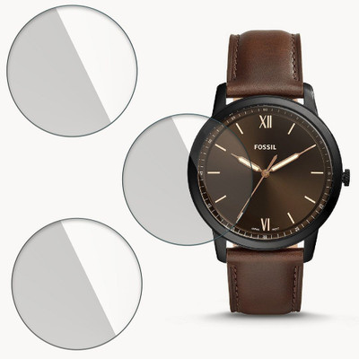 FCS Impossible Screen Guard for Fossil Minimalist Three-Hand 9H Anti Shock Watch Screen Protector(Pack of 3)
