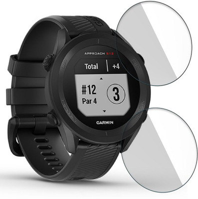 FCS Impossible Screen Guard for Garmin Approach S12 9H Anti Shock Watch Screen Protector(Pack of 2)
