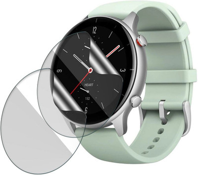 FCS Edge To Edge Screen Guard for Amazfit Gtr 2E Watch Screen Protector(Pack of 2)