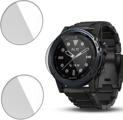 Enlinea Impossible Screen Guard for Garmin Descent Mk1 9H Anti Shock Watch Screen Protector(Pack of 3)