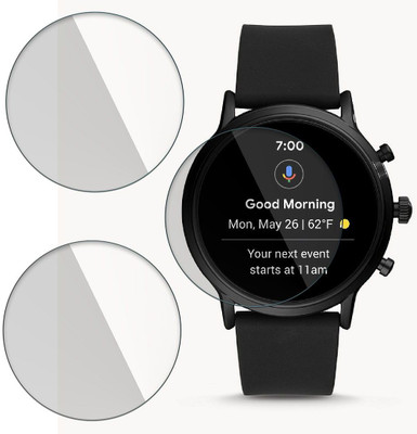 FCS Impossible Screen Guard for Fossil Gen 5 9H Anti Shock Watch Screen Protector(Pack of 3)