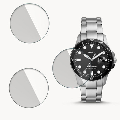 FCS Impossible Screen Guard for Fossil Fb-01 Three-Hand 9H Anti Shock Watch Screen Protector(Pack of 3)