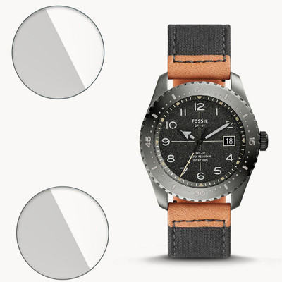FCS Impossible Screen Guard for Fossil Limited Edition Df-01 9H Anti Shock Watch Screen Protector(Pack of 2)