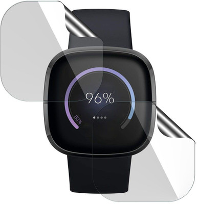 FCS Edge To Edge Screen Guard for Fitbit Sense Watch Screen Protector(Pack of 2)