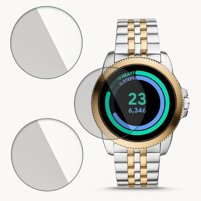 FCS Impossible Screen Guard for Fossil Gen 5E 9H Anti Shock Watch Screen Protector(Pack of 3)