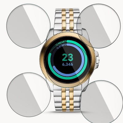 FCS Impossible Screen Guard for Fossil Gen 5E 9H Anti Shock Watch Screen Protector(Pack of 5)