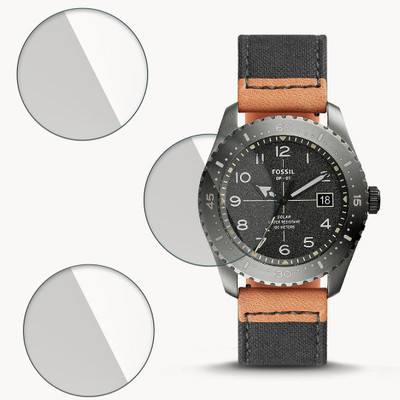 FCS Impossible Screen Guard for Fossil Limited Edition Df-01 9H Anti Shock Watch Screen Protector(Pack of 3)