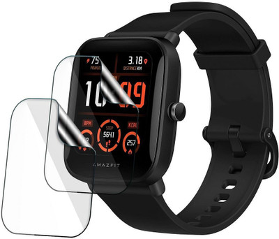Enlinea Edge To Edge Screen Guard for Amazfit Bip U Pro Watch Screen Protector(Pack of 2)