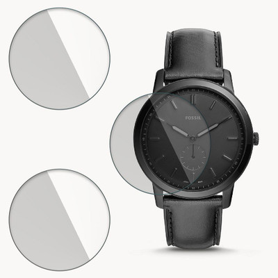 FCS Impossible Screen Guard for Fossil The Minimalist Two-Hand 9H Anti Shock Watch Screen Protector(Pack of 3)