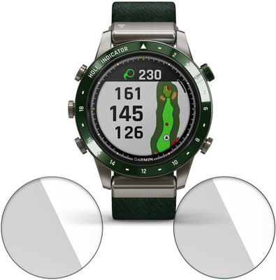 FCS Impossible Screen Guard for Garmin Marq Golfer 9H Anti Shock Watch Screen Protector(Pack of 2)