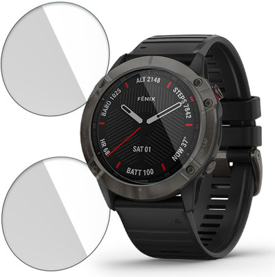 FCS Impossible Screen Guard for Garmin Fenix 6X 9H Anti Shock Watch Screen Protector(Pack of 3)