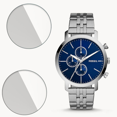 FCS Impossible Screen Guard for Fossil Luther Chronograph 9H Anti Shock Watch Screen Protector(Pack of 2)