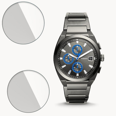 Enlinea Impossible Screen Guard for Fossil Everett 9H Anti Shock Watch(Pack of 2)