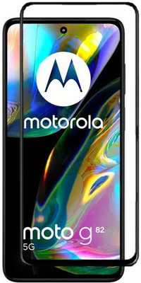 CASEHUNT Edge To Edge Tempered Glass for Moto G82 5G(Pack of 1)