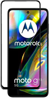 Caseline Edge To Edge Tempered Glass for MOTOROLA g82 5G, MOTOROLA g82, MOTO g82 5G, MOTO g82(Pack of 1)