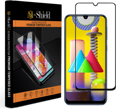 MS-Shield Edge To Edge Tempered Glass for Samsung Galaxy M31(Pack of 1)