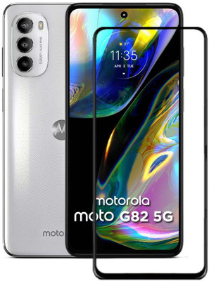 CASEHUNT Edge To Edge Tempered Glass for Moto G82 5G(Pack of 1)