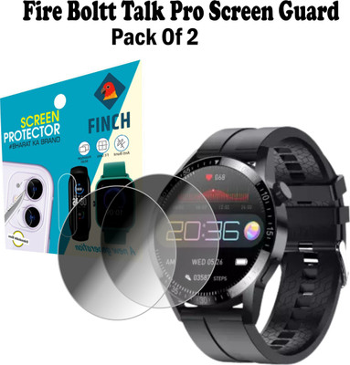 FINCH Screen Guard for fire boltt talk pro(Pack of 2)