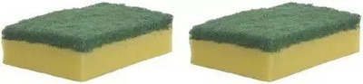 Ridhi Sidhi 2 in 1 double side scrub sponge scotch brite Scrub Pad, Scrub Sponge(Regular, Pack of 2)