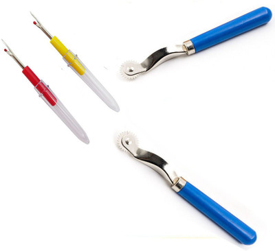 Crafts Haveli 3 Items Combo : 2 Seam Ripper, 1 Tracing Wheel & 1 Tracing Wheel Sewing Kit