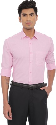 Ariser Men Solid Formal Pink Shirt